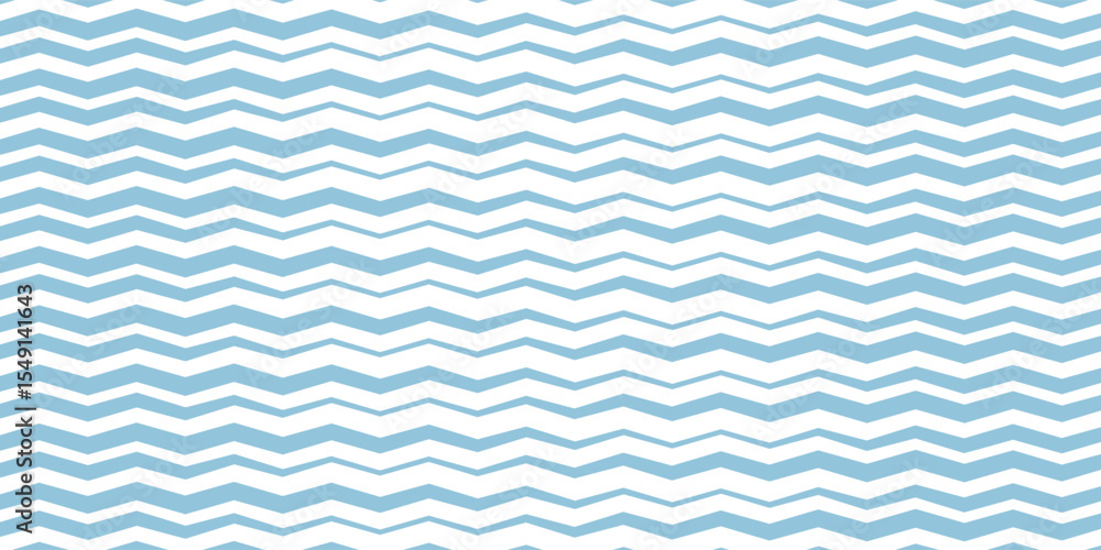 Aufkleber blue and beige diagonal wavy lines seamless pattern. simple vector abstract liquid stripes backgroun