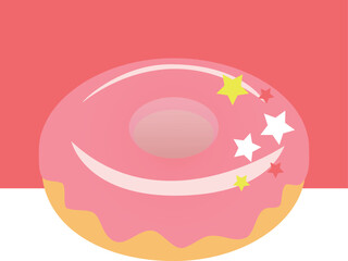リングドーナツのイラスト