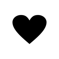 love heart on white background