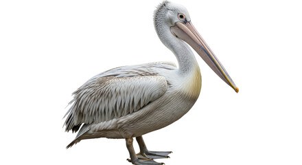 Isolated Pelican Standing