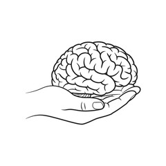 Human Brain in Hand Neurology, Mind, Intelligence