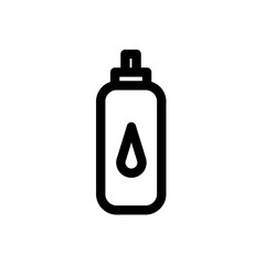 water supplies bottle line icon
