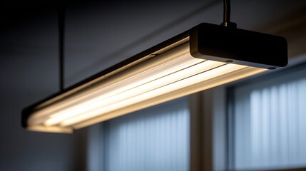 Modern linear pendant light fixture