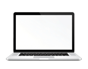 laptop isolated on white background