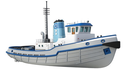Isolated Tugboat © Johanna