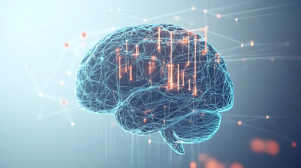 Digital Brain with Neural Network Connections