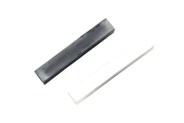 black chalk pieces and dust flying effect explode isolated on white background PNG ,ai generated