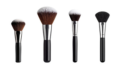 A collection of professional makeup brushes for flawless beauty application.