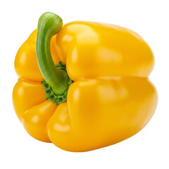 Vibrant Yellow Bell Pepper A CloseUp View