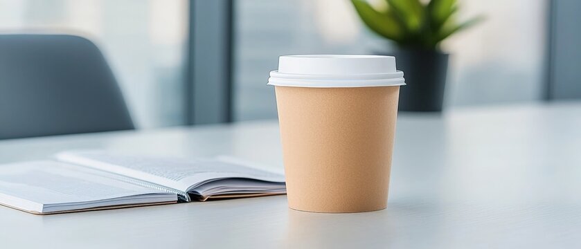 Intimate Late Night Brainstorming Scene with Coffee and Notebook