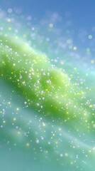 Ethereal Spring Backdrop With Soft Yellow Sparkle