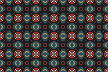 Seamless Interior Decoration Background Design Graphic Symmetric Wallpaper Cloth Texture Perspective Tile Luxury Fabric Template Textile Art Fashion Visual Geometric Digital Endless Shape Pattern.