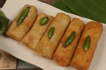 risoles on plate