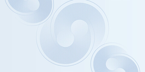 Abstract blue modern background with circle simple elements. Digital technology line circle simple modern design art modern nice design