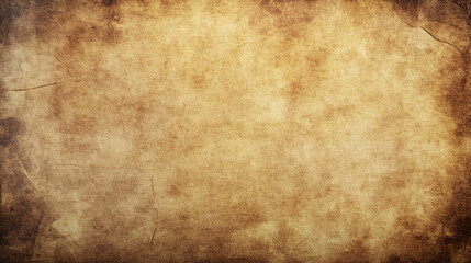 Obraz premium Distressed Grunge Paper Texture with Wrinkles and Faded Lighting for Background