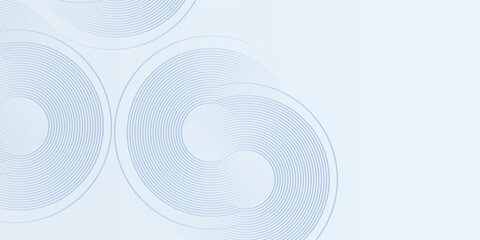 Abstract blue modern background with circle simple elements. Digital technology line circle simple modern design art