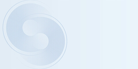 Abstract blue modern background with circle simple elements. Digital technology line circle simple modern design