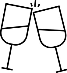 와인잔 아이콘