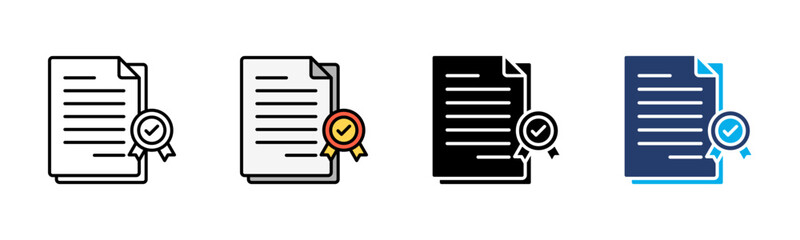 Standards icon sheet multiple style collection