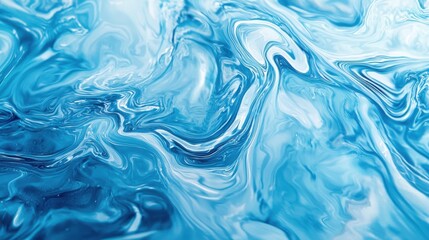 abstract blue color water wave, pure natural swirl pattern texture, background photography