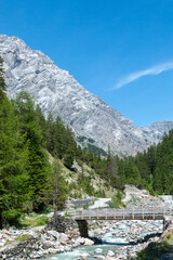 bornio val zebrù tourist town known for its winter sports facilities and uncontaminated valleys
