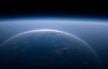 Fototapeta premium Earth Viewed from Space