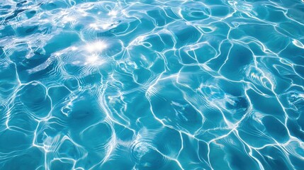 Obraz premium abstract blue color water wave, pure natural swirl pattern texture, background photography