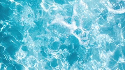 Obraz premium abstract blue color water wave, pure natural swirl pattern texture, background photography