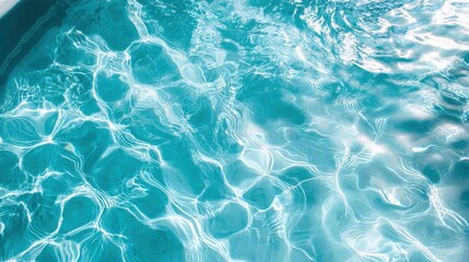 Fototapeta premium abstract blue color water wave, pure natural swirl pattern texture, background photography