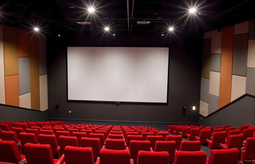 Interior of Cinema Viewing Hall