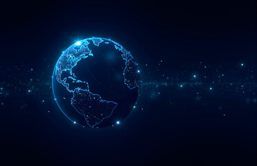 Tech - Sense Earth Network Background