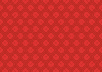 Red Golden Chinese Traditional Pattern background. Oriental Vector stock Abstract Chinese rich pattern.