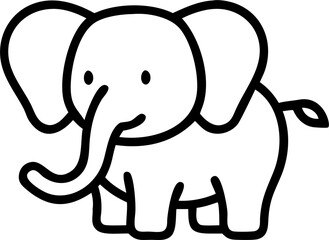 elephant icon lines2