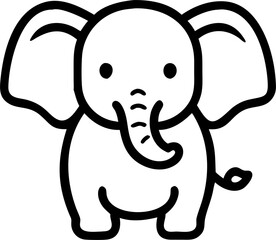elephant icon lines3
