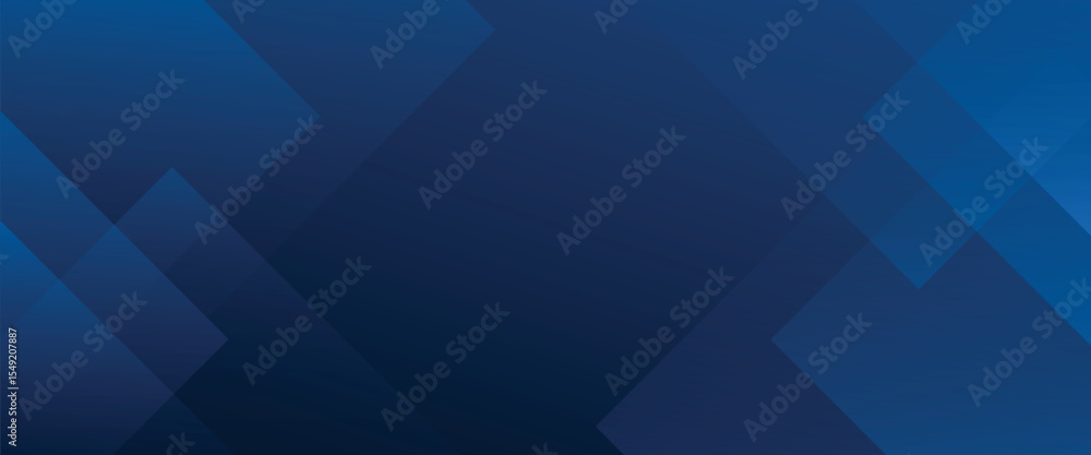 Poster abstract blue gradient triangle geometric pattern banner template dynamic background