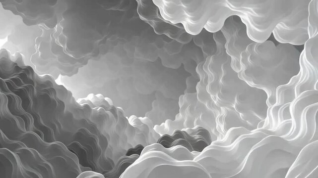 HD video of an abstract background smoke and cloudy texture