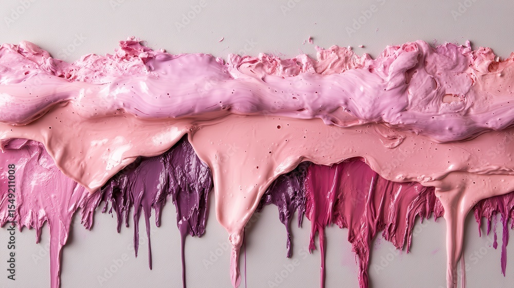 Poster an artistic representation of abstract pink hues smoothly blending on a textured canvas, symbolizing