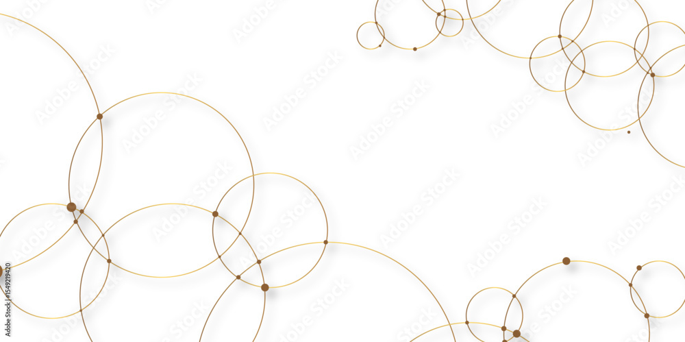 Poster abstract connecting dots and circles.modern design background for report and project presentation te