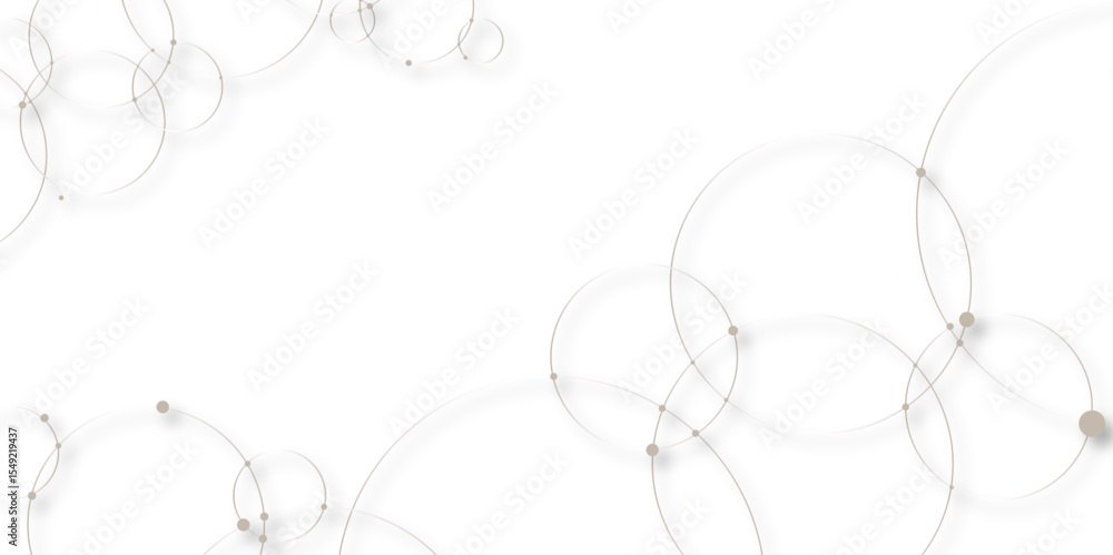 Poster abstract connecting dots and circles.modern design background for report and project presentation te