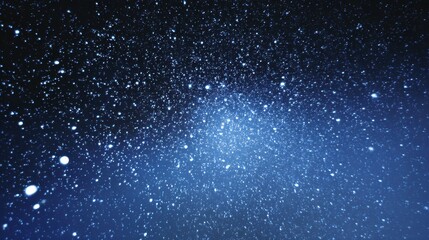 Fototapeta premium Night Sky: Falling Snowflakes