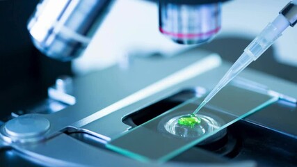 A microscopic view of the Influenza A virus, which supports laboratory research in vaccine development and breakthroughs in virology. in animation - Powered by Adobe