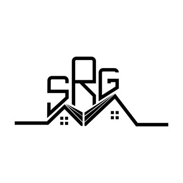 SRG Real State logo design, SRG simple and modern logo. SRG luxurious alphabet design