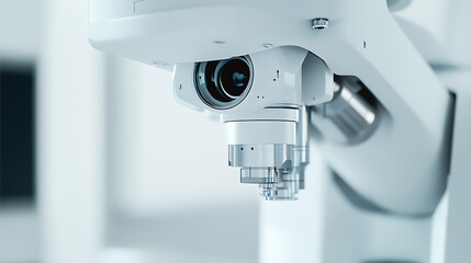 Close-up of a Modern Medical Imaging Device