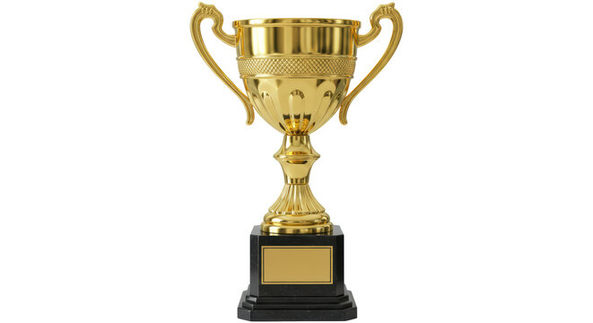Isolated Trophy Cup