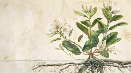 International Day for the Conservation of the Mangrove Ecosystem, illustration