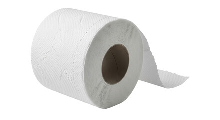 Isolated Toilet Paper Roll