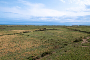 Fototapeta premium Les Orpellieres, Site Naturel Protégé, Valras, Sérignan, 34, Hérault, France