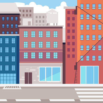 Urban Streetscapes Building in city