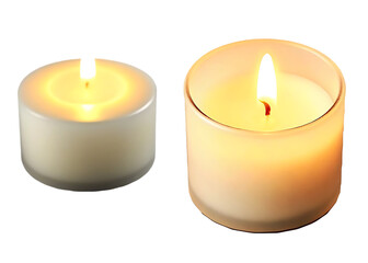  candle isolated on white background  PNG ,ai generated