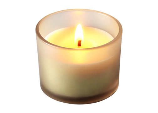  candle isolated on white background  PNG ,ai generated - Powered by Adobe